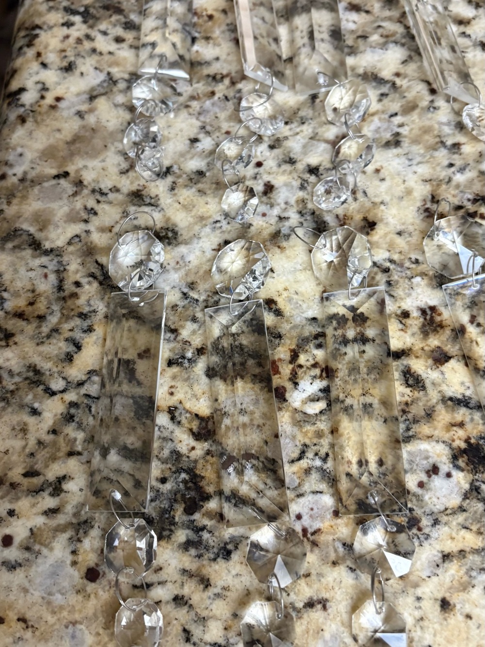 Clear Crystal Chandelier Prisms Strand